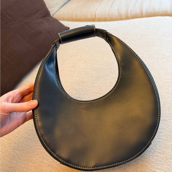 STAUD Handbags - STAUD Mini Moon Bag - Navy